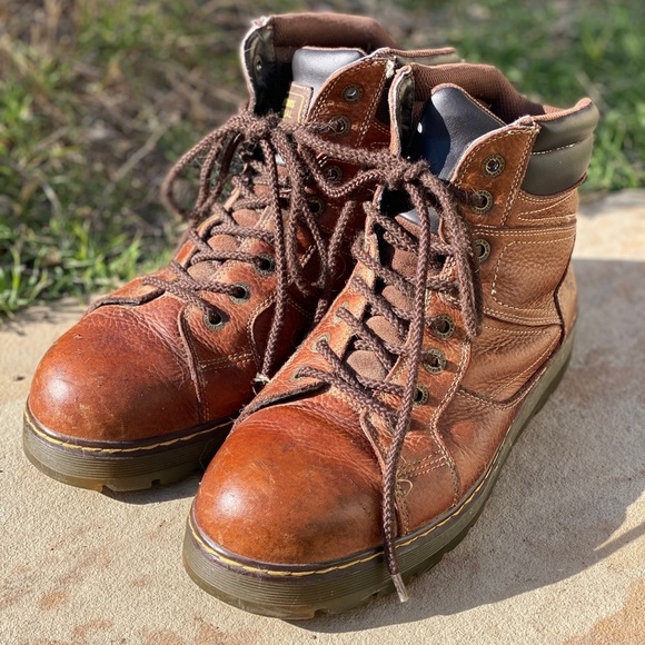 Dr. Martens steel toe work boots men’s size 13 style 16935 DM 315 - Picture 2 of 15